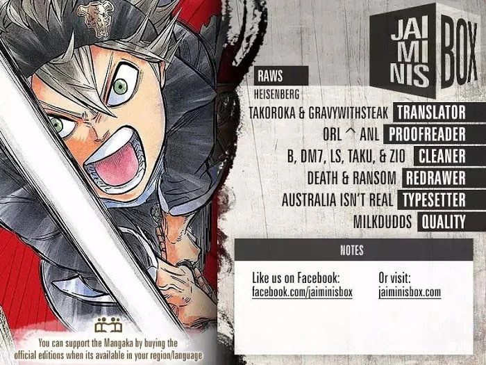 Read Black Clover Manga Online