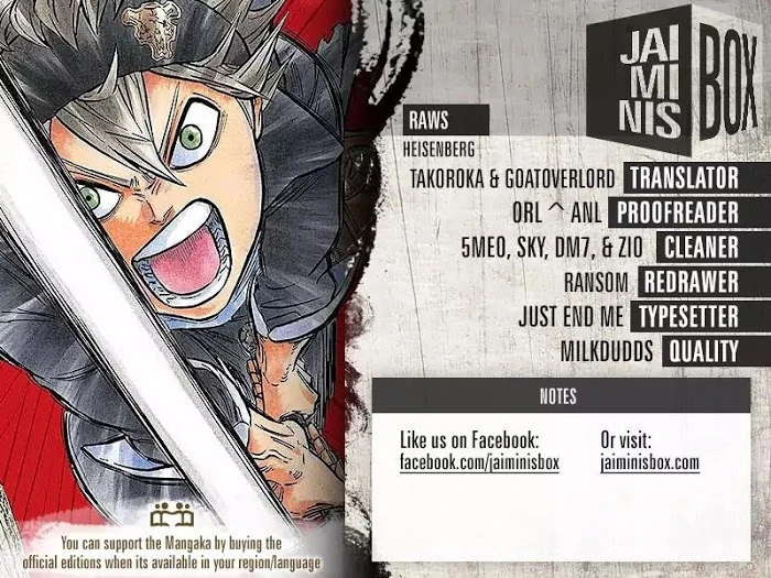 Read Black Clover Manga Online