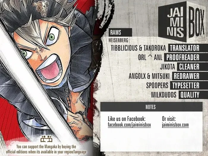 Read Black Clover Manga Online