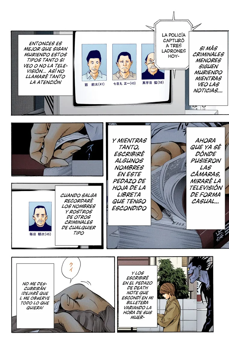 Read Death Note Full Color ES Manga Online